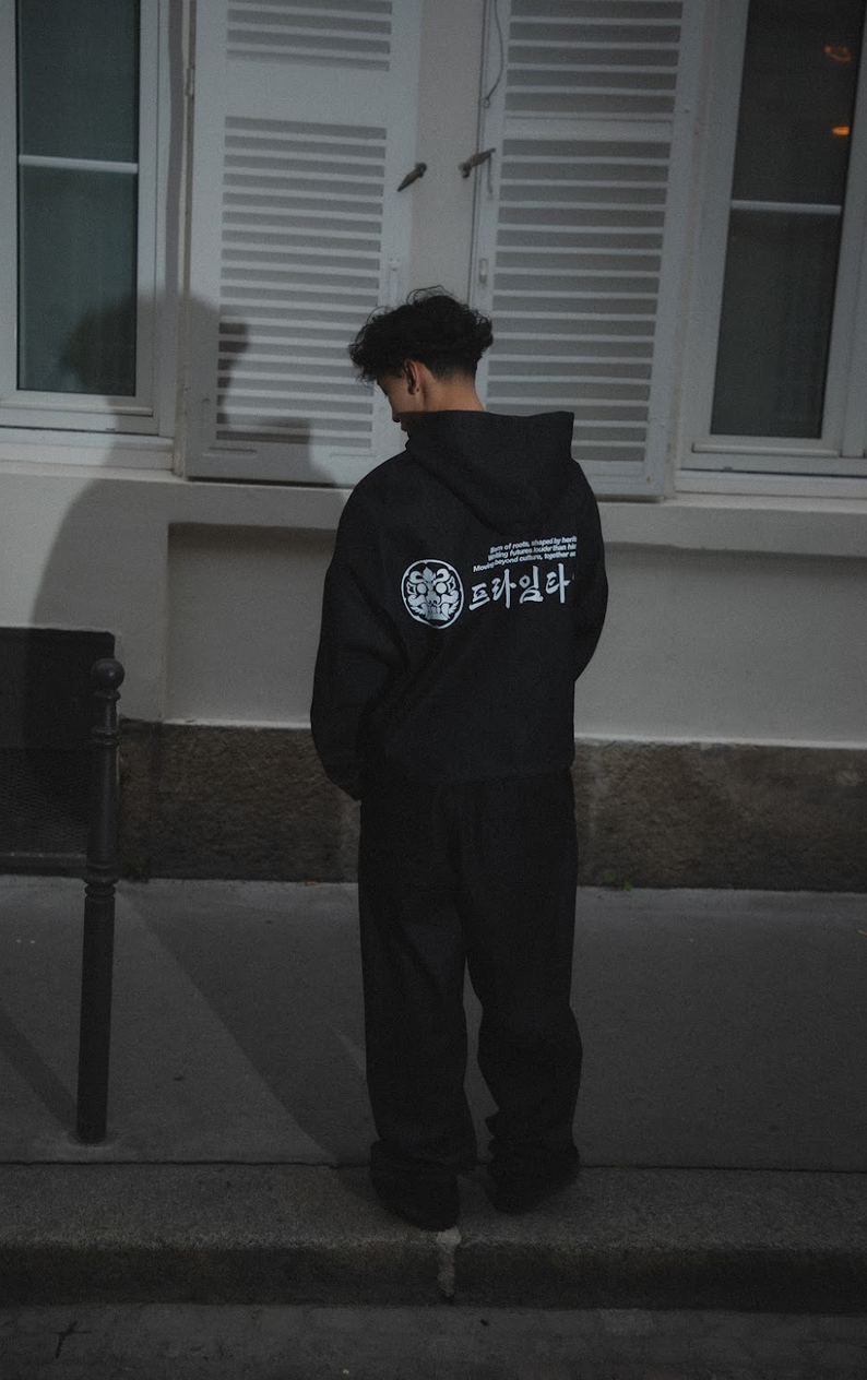 HOODIE DENIM PRIMETIME : BORN OF ROOTS